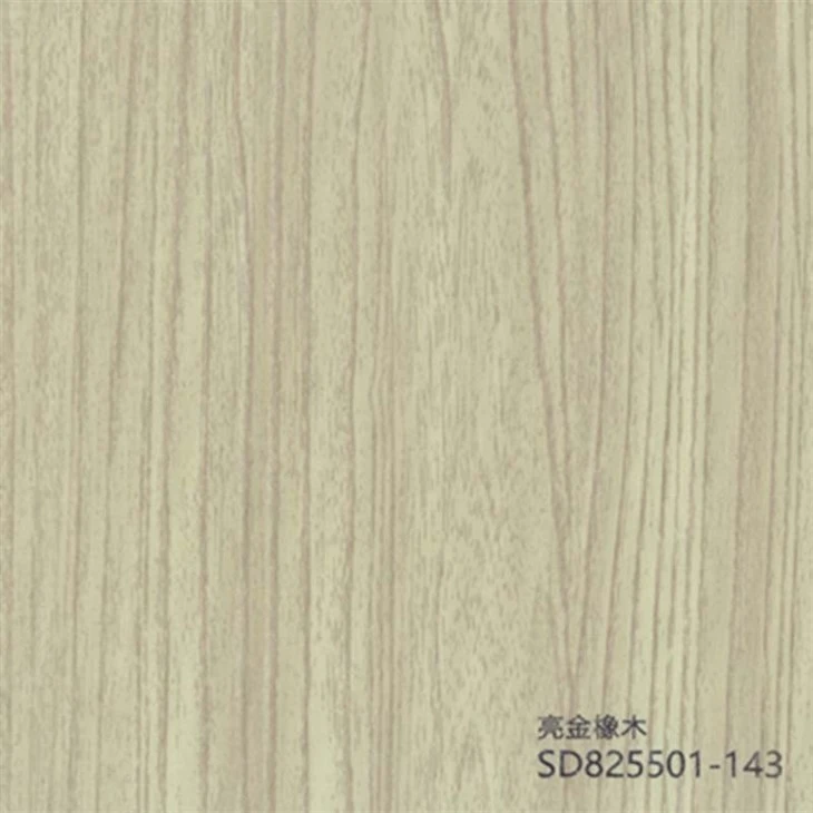 Interior PVC Woodgrain Surface Membrane Film manufacturers